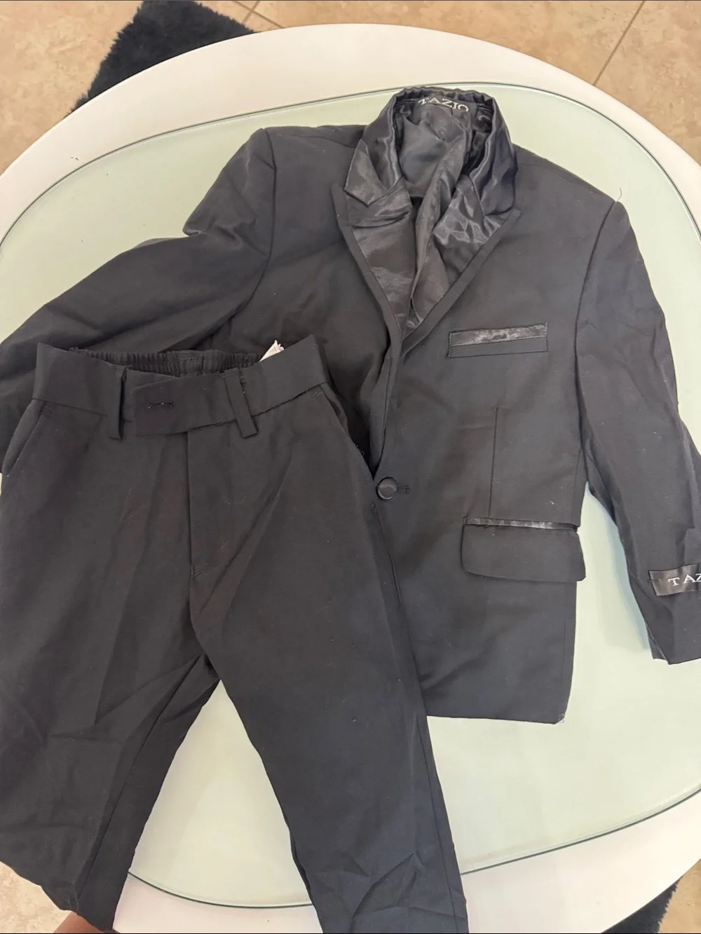 Black Boys' Dress Suit Jacket & Pants